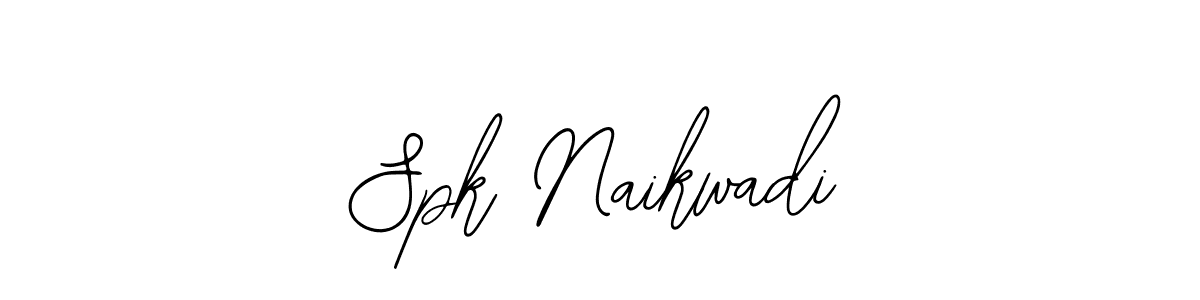 This is the best signature style for the Spk Naikwadi name. Also you like these signature font (Bearetta-2O07w). Mix name signature. Spk Naikwadi signature style 12 images and pictures png