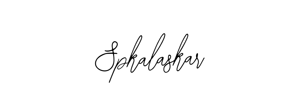 You should practise on your own different ways (Bearetta-2O07w) to write your name (Spkalaskar) in signature. don't let someone else do it for you. Spkalaskar signature style 12 images and pictures png