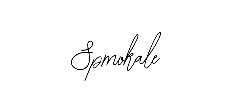 How to make Spmokale name signature. Use Bearetta-2O07w style for creating short signs online. This is the latest handwritten sign. Spmokale signature style 12 images and pictures png
