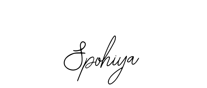 The best way (Bearetta-2O07w) to make a short signature is to pick only two or three words in your name. The name Spohiya include a total of six letters. For converting this name. Spohiya signature style 12 images and pictures png