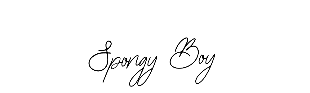 Similarly Bearetta-2O07w is the best handwritten signature design. Signature creator online .You can use it as an online autograph creator for name Spongy Boy. Spongy Boy signature style 12 images and pictures png