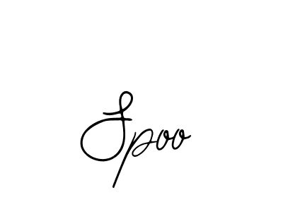 Also we have Spoo name is the best signature style. Create professional handwritten signature collection using Bearetta-2O07w autograph style. Spoo signature style 12 images and pictures png