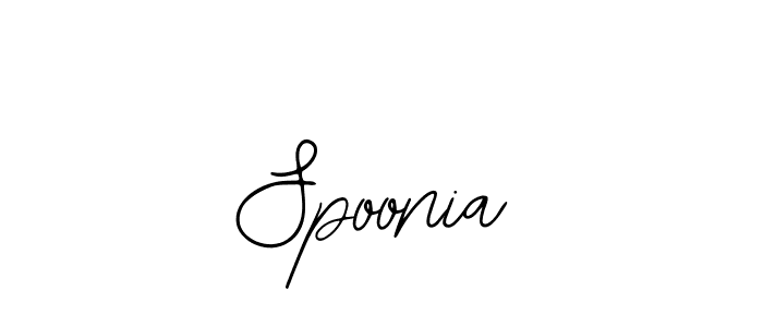 Spoonia stylish signature style. Best Handwritten Sign (Bearetta-2O07w) for my name. Handwritten Signature Collection Ideas for my name Spoonia. Spoonia signature style 12 images and pictures png