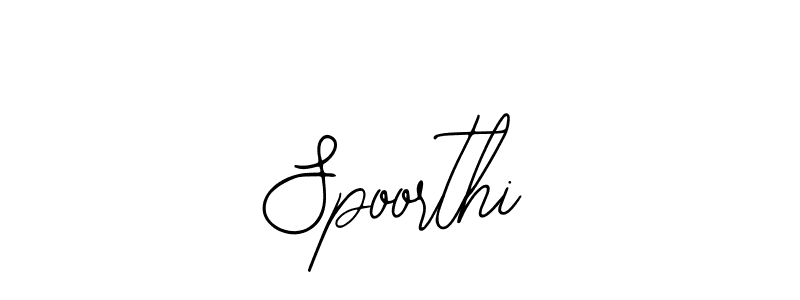 How to make Spoorthi signature? Bearetta-2O07w is a professional autograph style. Create handwritten signature for Spoorthi name. Spoorthi signature style 12 images and pictures png