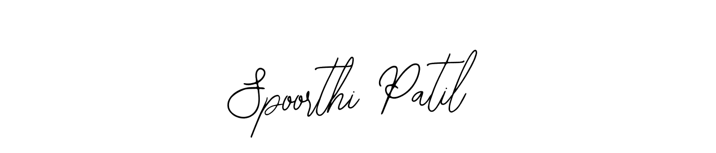 Spoorthi Patil stylish signature style. Best Handwritten Sign (Bearetta-2O07w) for my name. Handwritten Signature Collection Ideas for my name Spoorthi Patil. Spoorthi Patil signature style 12 images and pictures png
