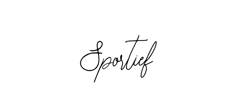 How to make Sportief signature? Bearetta-2O07w is a professional autograph style. Create handwritten signature for Sportief name. Sportief signature style 12 images and pictures png