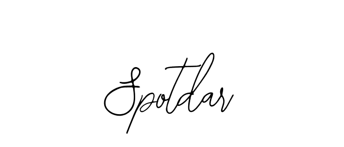 Create a beautiful signature design for name Spotdar. With this signature (Bearetta-2O07w) fonts, you can make a handwritten signature for free. Spotdar signature style 12 images and pictures png