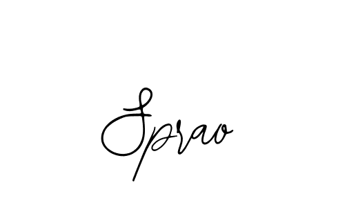 You should practise on your own different ways (Bearetta-2O07w) to write your name (Sprao) in signature. don't let someone else do it for you. Sprao signature style 12 images and pictures png