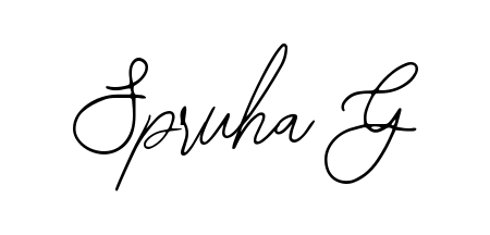 Design your own signature with our free online signature maker. With this signature software, you can create a handwritten (Bearetta-2O07w) signature for name Spruha G. Spruha G signature style 12 images and pictures png
