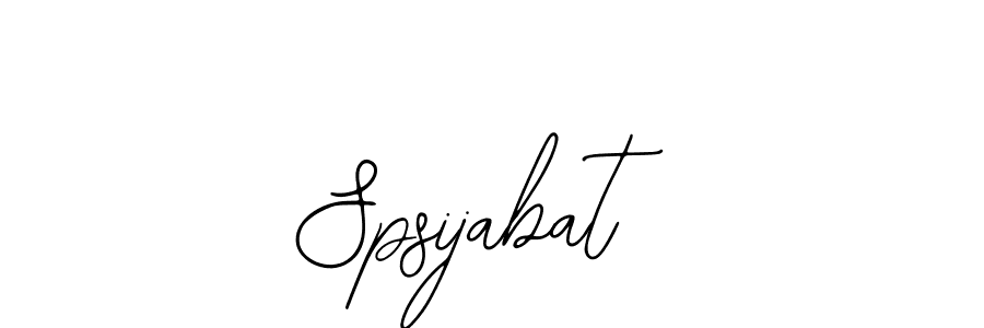 Spsijabat stylish signature style. Best Handwritten Sign (Bearetta-2O07w) for my name. Handwritten Signature Collection Ideas for my name Spsijabat. Spsijabat signature style 12 images and pictures png