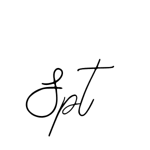 Spt stylish signature style. Best Handwritten Sign (Bearetta-2O07w) for my name. Handwritten Signature Collection Ideas for my name Spt. Spt signature style 12 images and pictures png