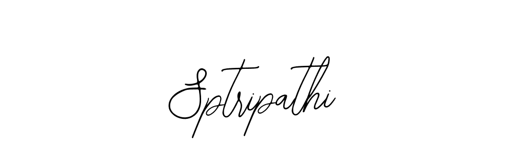 Use a signature maker to create a handwritten signature online. With this signature software, you can design (Bearetta-2O07w) your own signature for name Sptripathi. Sptripathi signature style 12 images and pictures png