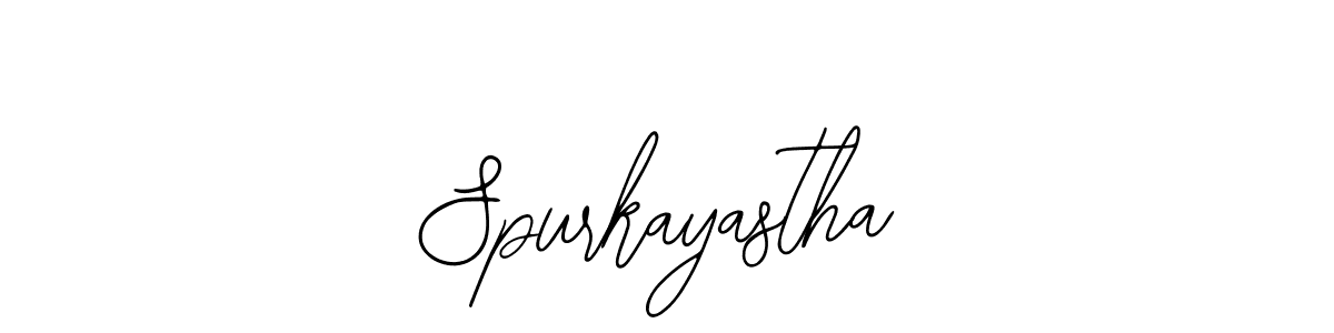 How to make Spurkayastha signature? Bearetta-2O07w is a professional autograph style. Create handwritten signature for Spurkayastha name. Spurkayastha signature style 12 images and pictures png