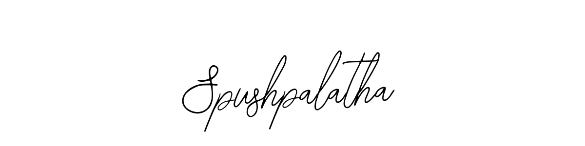 Create a beautiful signature design for name Spushpalatha. With this signature (Bearetta-2O07w) fonts, you can make a handwritten signature for free. Spushpalatha signature style 12 images and pictures png