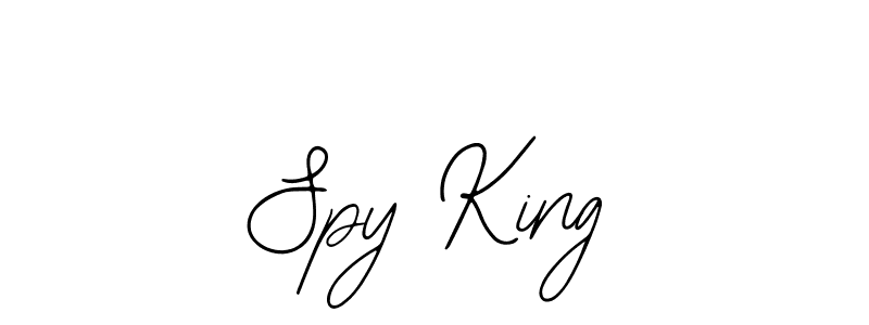 Use a signature maker to create a handwritten signature online. With this signature software, you can design (Bearetta-2O07w) your own signature for name Spy King. Spy King signature style 12 images and pictures png