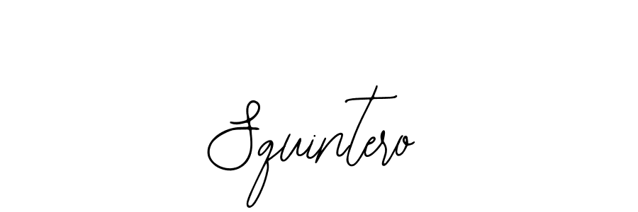 You should practise on your own different ways (Bearetta-2O07w) to write your name (Squintero) in signature. don't let someone else do it for you. Squintero signature style 12 images and pictures png