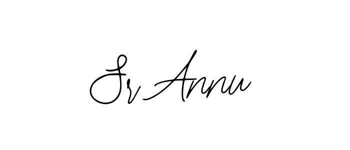 Bearetta-2O07w is a professional signature style that is perfect for those who want to add a touch of class to their signature. It is also a great choice for those who want to make their signature more unique. Get Sr Annu name to fancy signature for free. Sr Annu signature style 12 images and pictures png