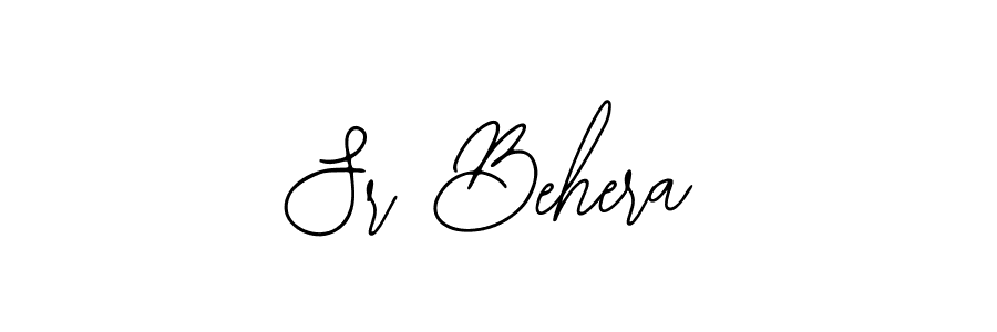 Use a signature maker to create a handwritten signature online. With this signature software, you can design (Bearetta-2O07w) your own signature for name Sr Behera. Sr Behera signature style 12 images and pictures png