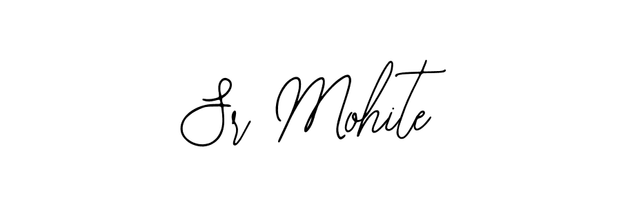 How to make Sr Mohite name signature. Use Bearetta-2O07w style for creating short signs online. This is the latest handwritten sign. Sr Mohite signature style 12 images and pictures png