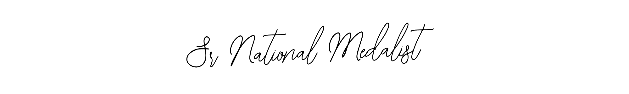 Make a beautiful signature design for name Sr National Medalist. Use this online signature maker to create a handwritten signature for free. Sr National Medalist signature style 12 images and pictures png