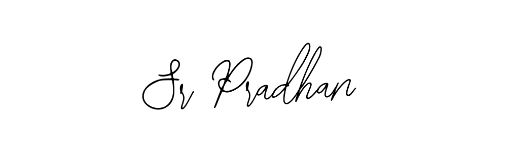 Use a signature maker to create a handwritten signature online. With this signature software, you can design (Bearetta-2O07w) your own signature for name Sr Pradhan. Sr Pradhan signature style 12 images and pictures png