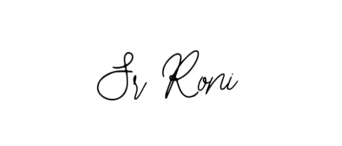 How to make Sr Roni signature? Bearetta-2O07w is a professional autograph style. Create handwritten signature for Sr Roni name. Sr Roni signature style 12 images and pictures png