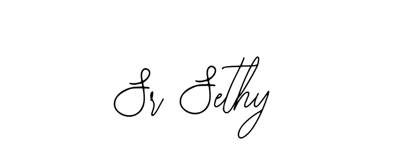 The best way (Bearetta-2O07w) to make a short signature is to pick only two or three words in your name. The name Sr Sethy include a total of six letters. For converting this name. Sr Sethy signature style 12 images and pictures png