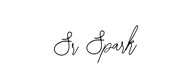 How to make Sr Spark name signature. Use Bearetta-2O07w style for creating short signs online. This is the latest handwritten sign. Sr Spark signature style 12 images and pictures png