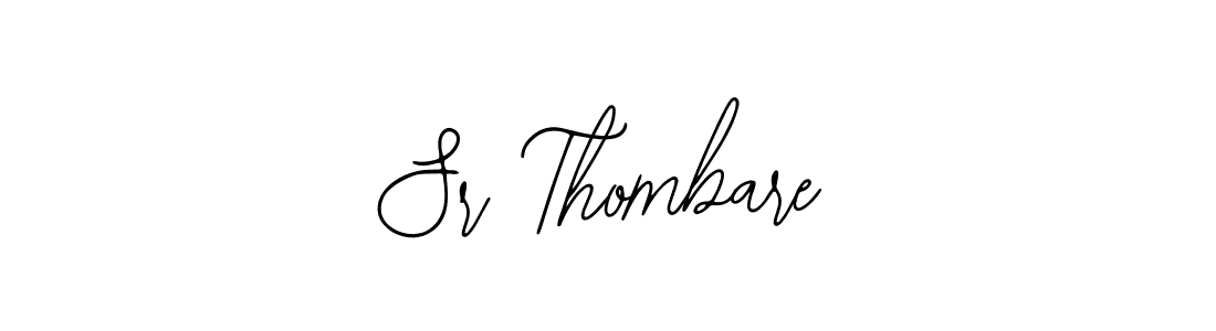 Bearetta-2O07w is a professional signature style that is perfect for those who want to add a touch of class to their signature. It is also a great choice for those who want to make their signature more unique. Get Sr Thombare name to fancy signature for free. Sr Thombare signature style 12 images and pictures png