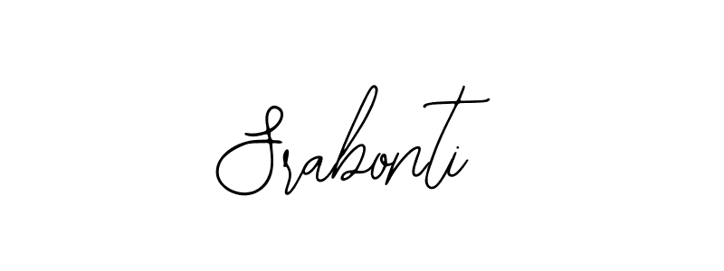 Make a beautiful signature design for name Srabonti. With this signature (Bearetta-2O07w) style, you can create a handwritten signature for free. Srabonti signature style 12 images and pictures png