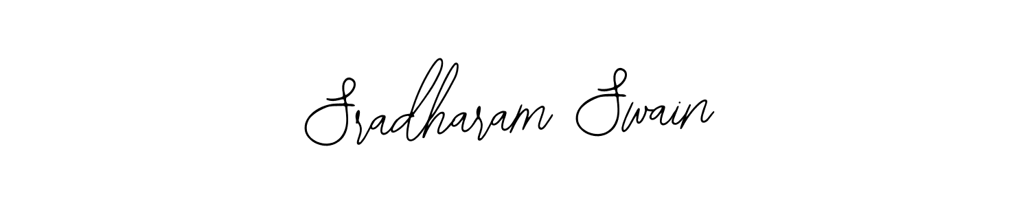 You should practise on your own different ways (Bearetta-2O07w) to write your name (Sradharam Swain) in signature. don't let someone else do it for you. Sradharam Swain signature style 12 images and pictures png