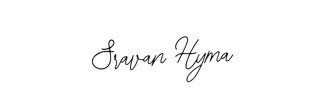 Create a beautiful signature design for name Sravan Hyma. With this signature (Bearetta-2O07w) fonts, you can make a handwritten signature for free. Sravan Hyma signature style 12 images and pictures png