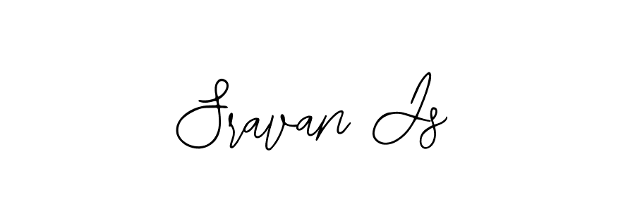 Sravan Js stylish signature style. Best Handwritten Sign (Bearetta-2O07w) for my name. Handwritten Signature Collection Ideas for my name Sravan Js. Sravan Js signature style 12 images and pictures png