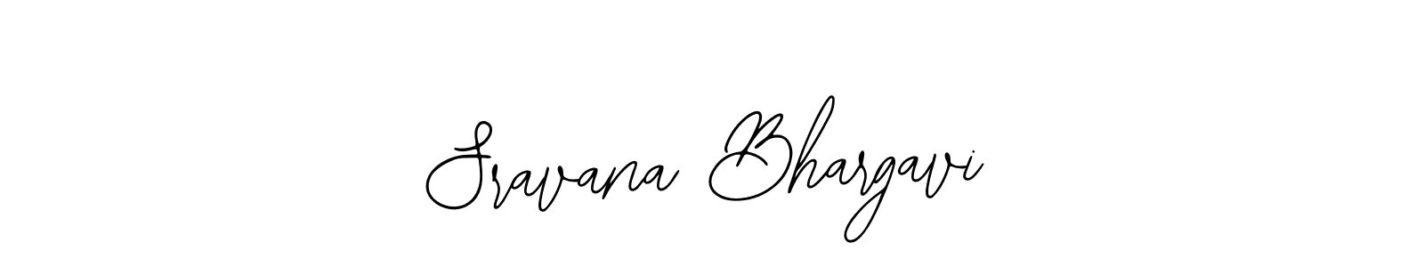 Make a beautiful signature design for name Sravana Bhargavi. With this signature (Bearetta-2O07w) style, you can create a handwritten signature for free. Sravana Bhargavi signature style 12 images and pictures png