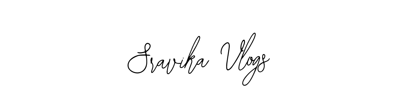 Make a beautiful signature design for name Sravika Vlogs. With this signature (Bearetta-2O07w) style, you can create a handwritten signature for free. Sravika Vlogs signature style 12 images and pictures png