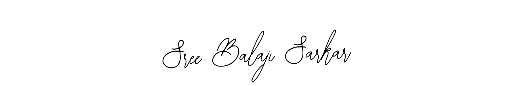 How to make Sree Balaji Sarkar name signature. Use Bearetta-2O07w style for creating short signs online. This is the latest handwritten sign. Sree Balaji Sarkar signature style 12 images and pictures png