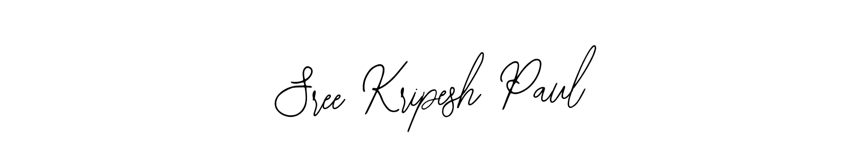Also You can easily find your signature by using the search form. We will create Sree Kripesh Paul name handwritten signature images for you free of cost using Bearetta-2O07w sign style. Sree Kripesh Paul signature style 12 images and pictures png