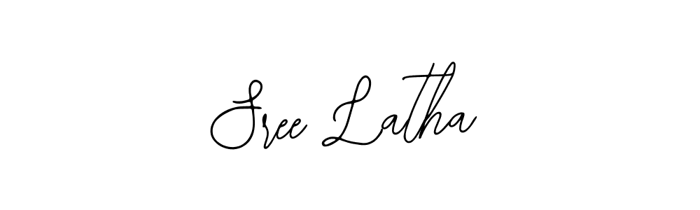 How to make Sree Latha signature? Bearetta-2O07w is a professional autograph style. Create handwritten signature for Sree Latha name. Sree Latha signature style 12 images and pictures png