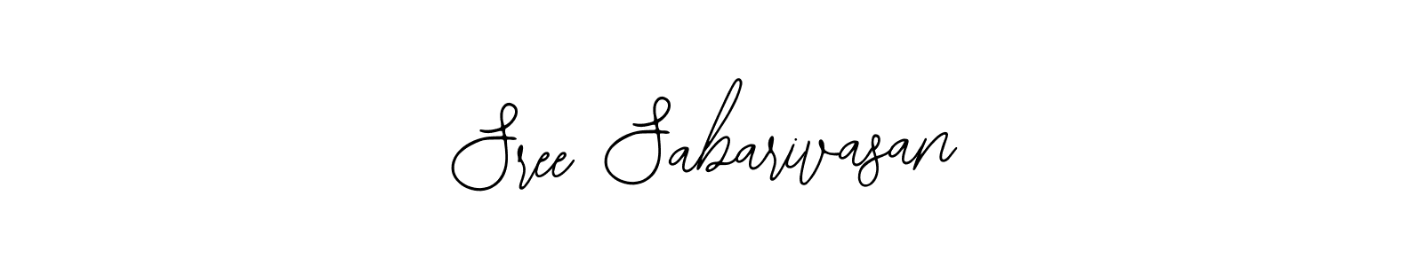 Sree Sabarivasan stylish signature style. Best Handwritten Sign (Bearetta-2O07w) for my name. Handwritten Signature Collection Ideas for my name Sree Sabarivasan. Sree Sabarivasan signature style 12 images and pictures png