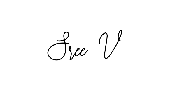 How to Draw Sree V signature style? Bearetta-2O07w is a latest design signature styles for name Sree V. Sree V signature style 12 images and pictures png