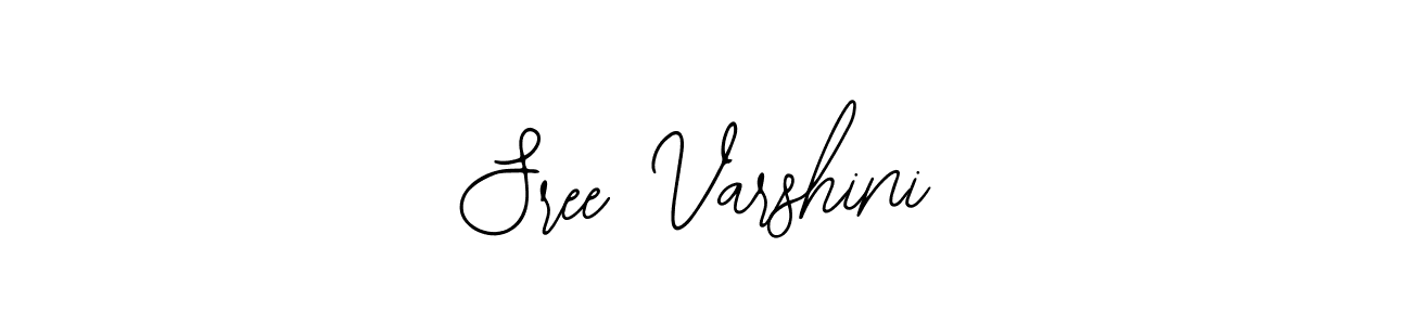 How to make Sree Varshini name signature. Use Bearetta-2O07w style for creating short signs online. This is the latest handwritten sign. Sree Varshini signature style 12 images and pictures png