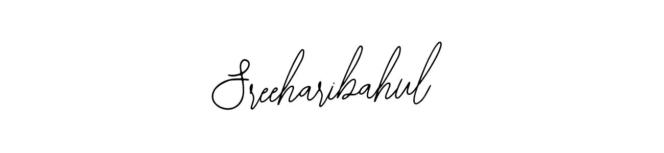 You should practise on your own different ways (Bearetta-2O07w) to write your name (Sreeharibahul) in signature. don't let someone else do it for you. Sreeharibahul signature style 12 images and pictures png