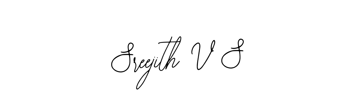 Create a beautiful signature design for name Sreejith V S. With this signature (Bearetta-2O07w) fonts, you can make a handwritten signature for free. Sreejith V S signature style 12 images and pictures png