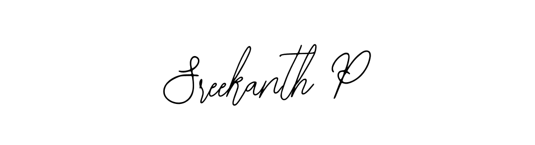 Use a signature maker to create a handwritten signature online. With this signature software, you can design (Bearetta-2O07w) your own signature for name Sreekanth P. Sreekanth P signature style 12 images and pictures png