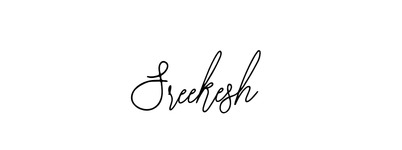 How to make Sreekesh signature? Bearetta-2O07w is a professional autograph style. Create handwritten signature for Sreekesh name. Sreekesh signature style 12 images and pictures png