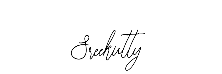 How to make Sreekutty name signature. Use Bearetta-2O07w style for creating short signs online. This is the latest handwritten sign. Sreekutty signature style 12 images and pictures png