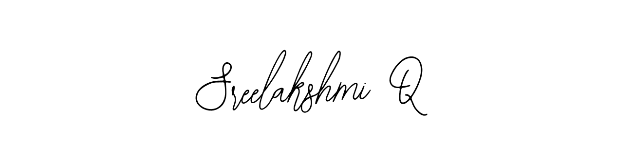 Create a beautiful signature design for name Sreelakshmi Q. With this signature (Bearetta-2O07w) fonts, you can make a handwritten signature for free. Sreelakshmi Q signature style 12 images and pictures png