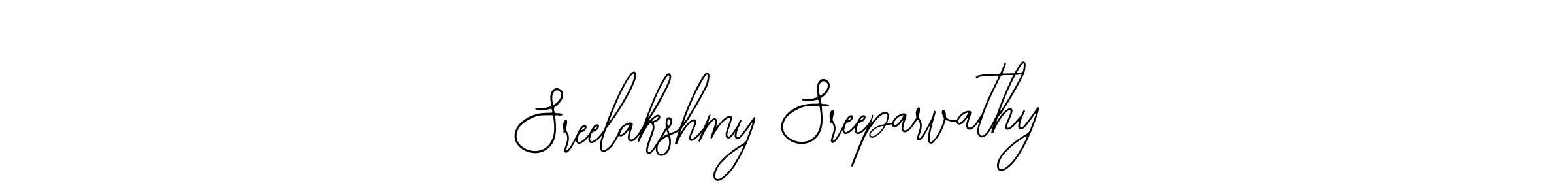 Make a beautiful signature design for name Sreelakshmy Sreeparvathy. Use this online signature maker to create a handwritten signature for free. Sreelakshmy Sreeparvathy signature style 12 images and pictures png