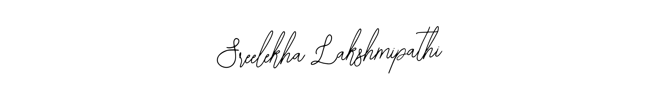 Create a beautiful signature design for name Sreelekha Lakshmipathi. With this signature (Bearetta-2O07w) fonts, you can make a handwritten signature for free. Sreelekha Lakshmipathi signature style 12 images and pictures png