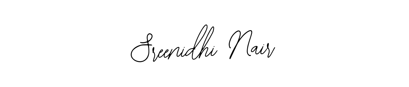 Also You can easily find your signature by using the search form. We will create Sreenidhi Nair name handwritten signature images for you free of cost using Bearetta-2O07w sign style. Sreenidhi Nair signature style 12 images and pictures png